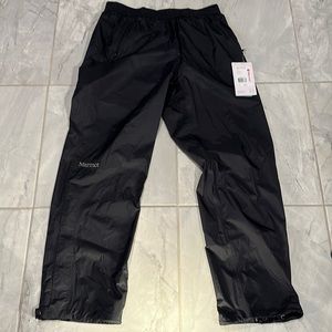 Marmot Precip Eco rain waterproof pants medium short new